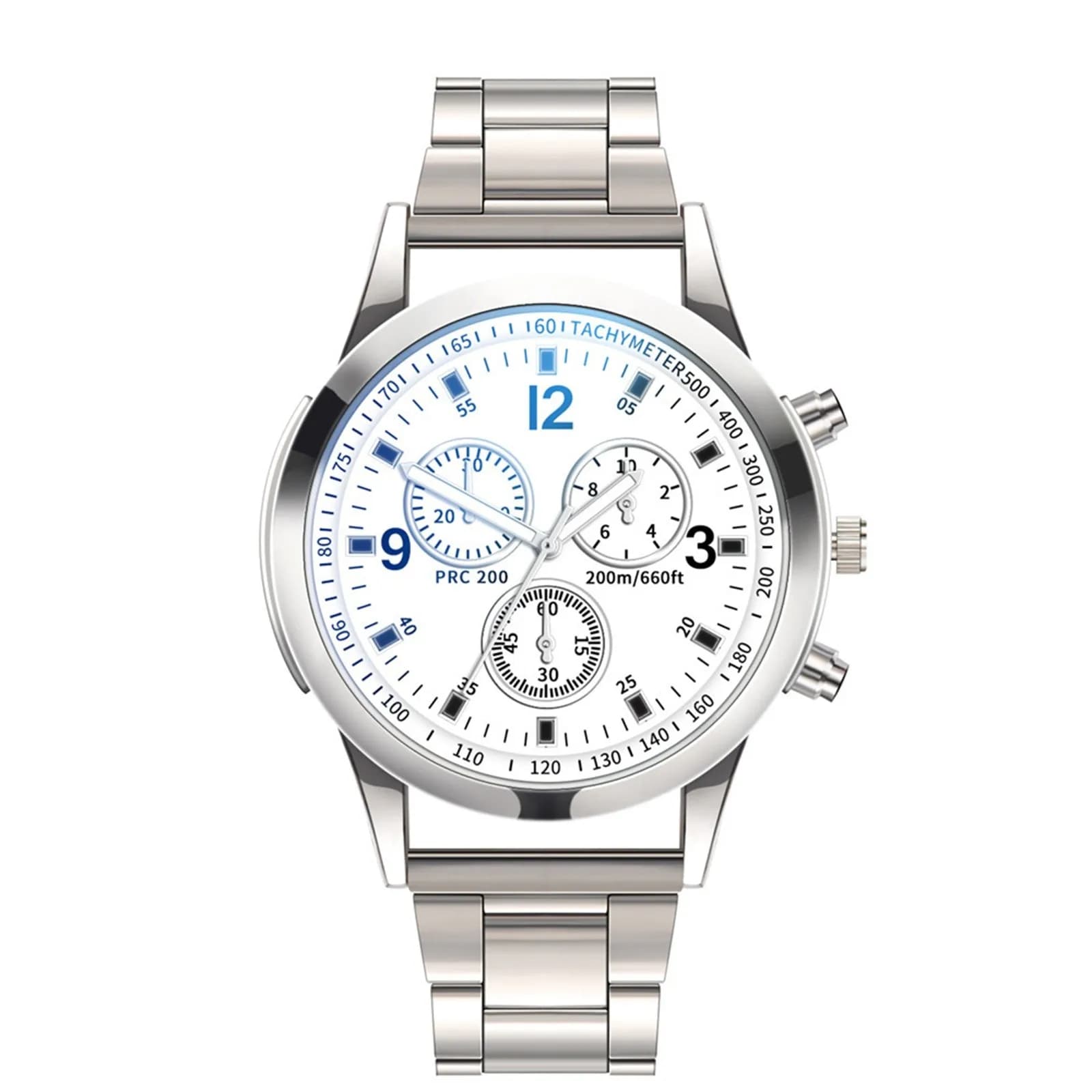 Orologi di lusso Orologio al quarzo Quadrante in acciaio inossidabile Orologio con cinturino casual