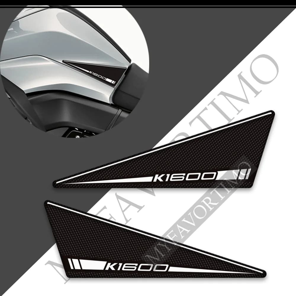 For BMW K1600GTL K1600 K 1600 GTL Tank Pad stickers motorcycle mudguard emblem logo protection Gas fuel oil Kit knee