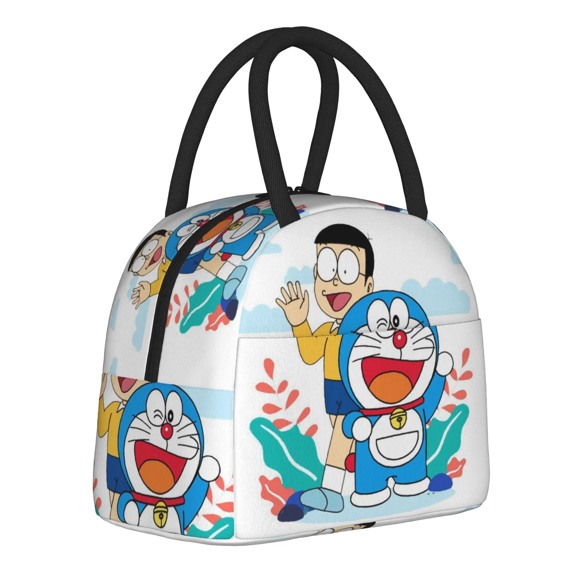 Borsa Termica per Pranzo Doraemon Nobita Nobi, Contenitore per Pasti Impermeabile con Design Anime, Borsa Frigo per Uomini e Donne