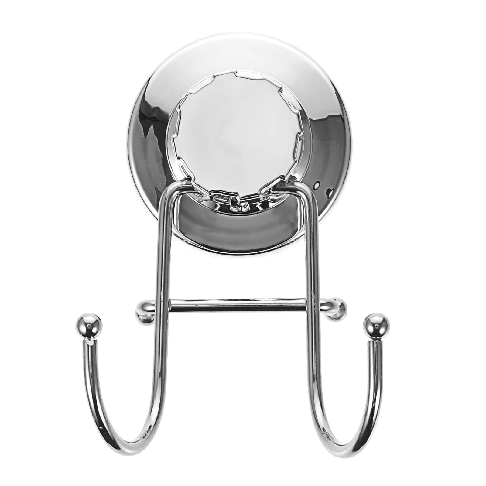 Ganci a doppia ventosa in acciaio inossidabile, ganci a vuoto da parete per bagno e cucina, per superfici lisce, per asciugamani, vestiti, borse, cappelli, senza fori