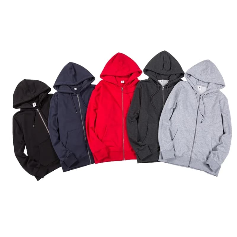 Felpa con Cappuccio Pesante 300g per Uomo e Donna, 85% Cotone 15% Poliestere, Nuova Collezione Autunno Inverno, Cardigan Casual, Giacca con Cappuccio per Coppie