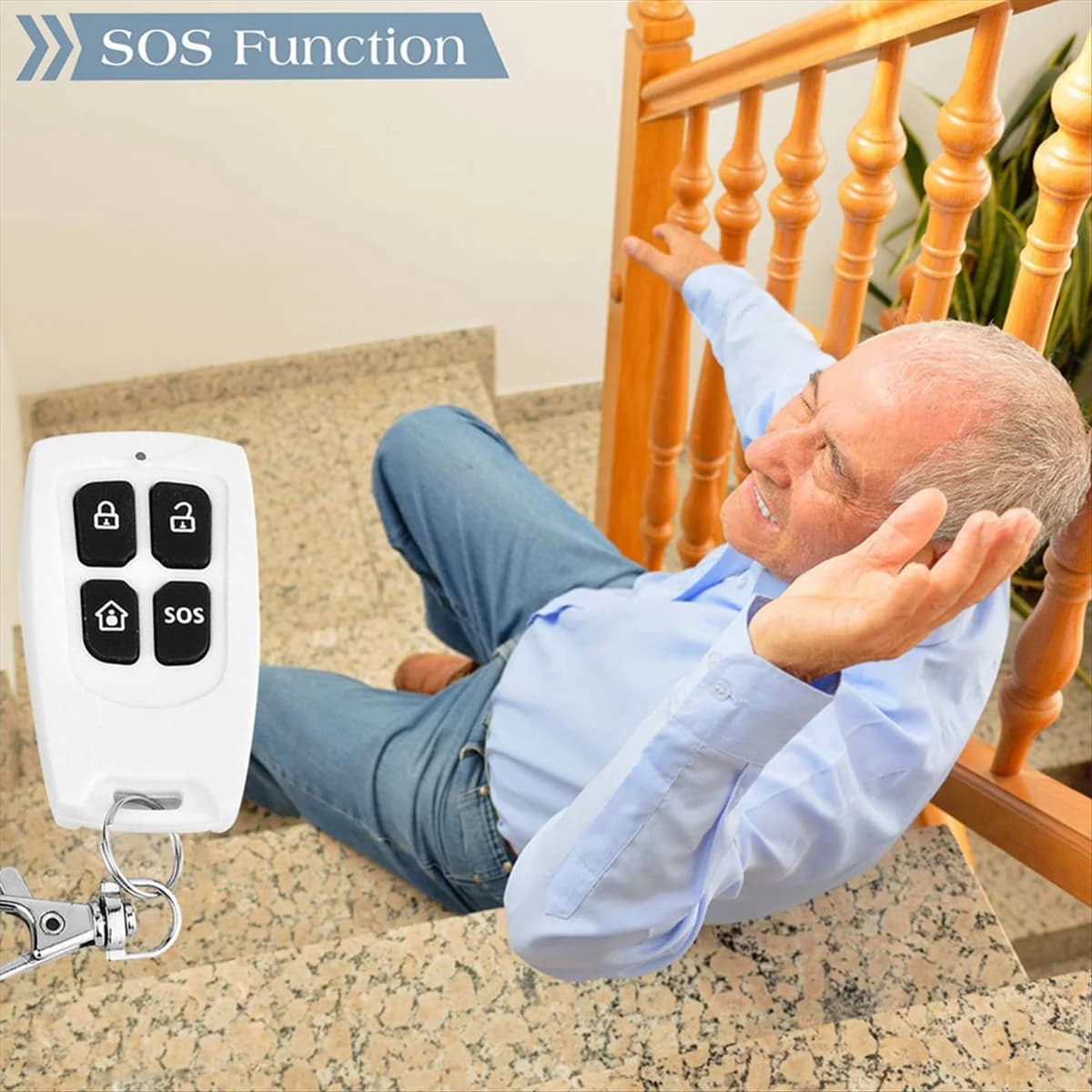 Nuovo 3C-WIFI Tuya Sirena di sicurezza domestica Allarme Suono Stroboscopico Avviso flash Wireless 433 Sensore di movimento Rilevatore porta Controllo (USA)