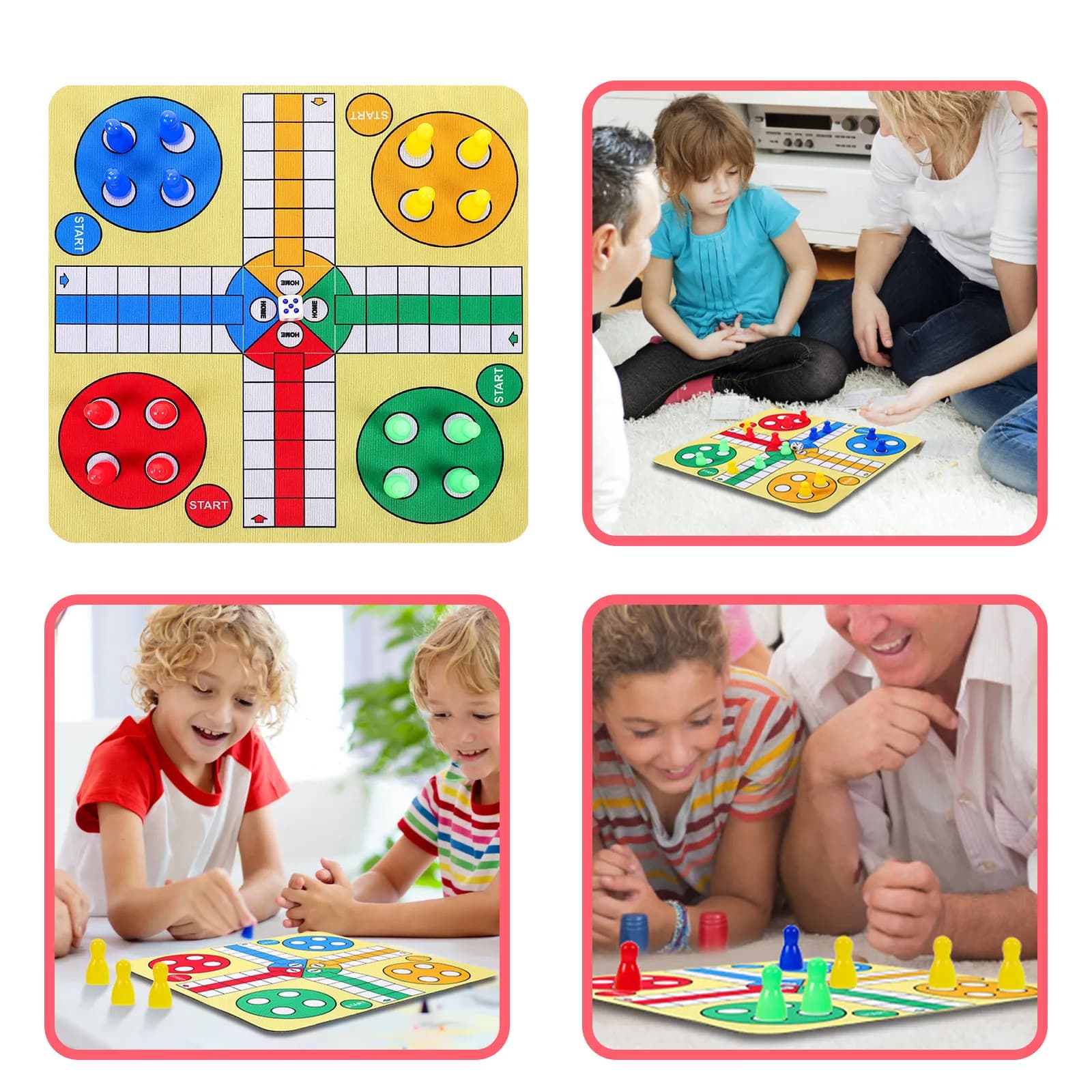 Set di Scacchi Volanti Portatile, Leggero, in Plastica con Rivestimento in Gomma Vulcanizzata, Gioco da Tavolo per Feste, Casa, Bar, KTV, Viaggi e Divertimento