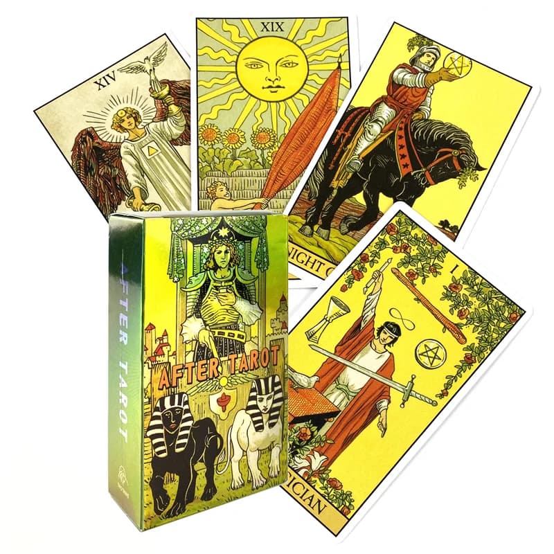 After Tarot Cards Rider Versione inglese Gioco da tavolo Oracle per feste in famiglia