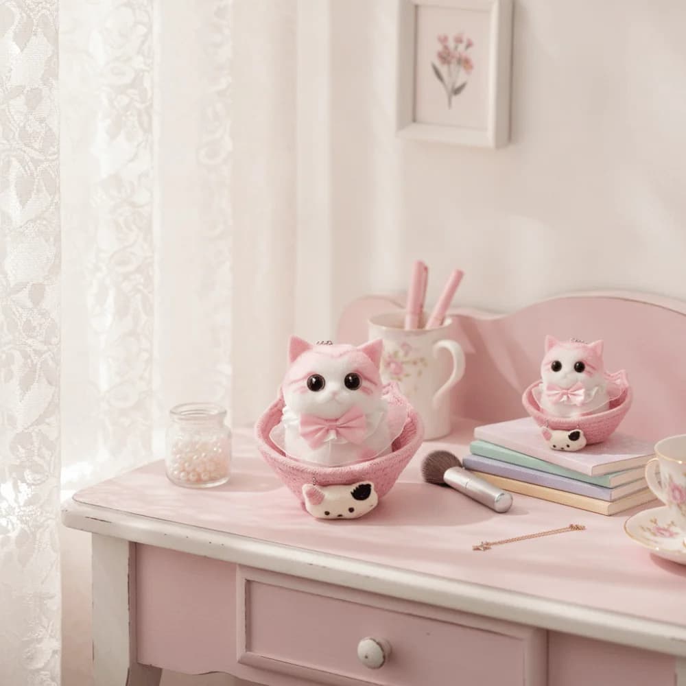 Kitten Statue Soft Squishy Cat Pinching Slow Rebound Squishy Kitten Small Large Cat Fidget Desktop Display
