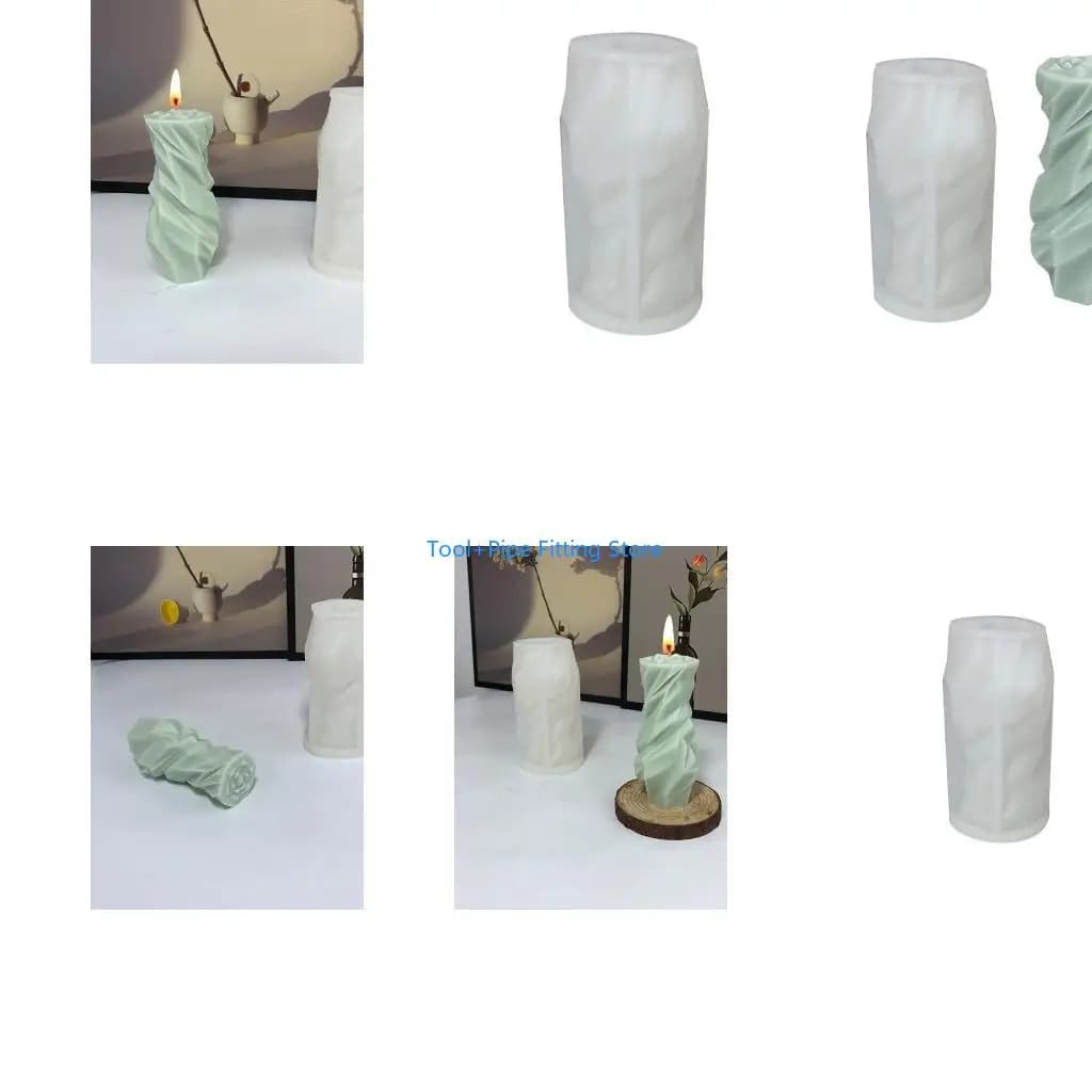 F92B Irregular Geometric Resin Mold DIY Diamond Pillar Epoxy Silicone Mould for Fondant Craft Soap-Decor