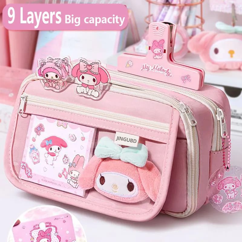 Set Fai-da-Te per Astuccio Kawaii, Carini Articoli di Cancelleria Coreani, Portapenne, Organizer da Scrivania, Grande Capacità, Impermeabile