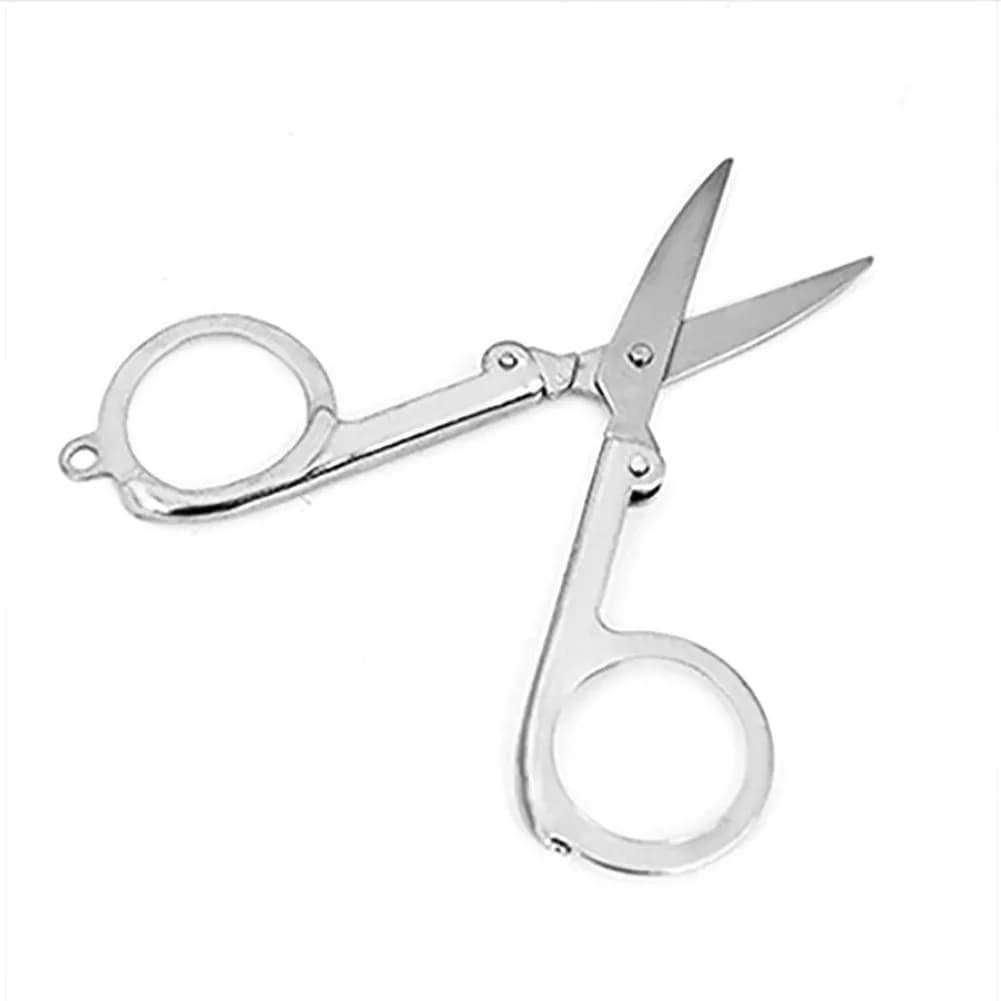 1 pcs stainless steel kitchen small handy knife portable small scissors medium size folding travel scissors