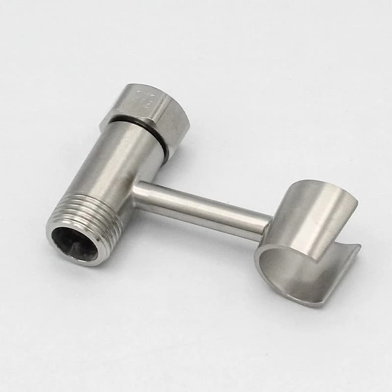 Supporto doccia a mano senza foratura, regolabile, da parete, base per spruzzino WC, ricambio universale per rubinetto