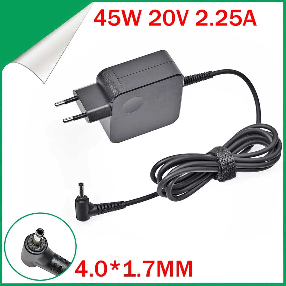 Caricabatterie adattatore per Laptop 20V 2.25A 45W 4.0*1.7MM per Lenovo YOGA 310 510 520 710 MIIX5 7000 Air 12 13 ideapad 320 100 110 N22 N42