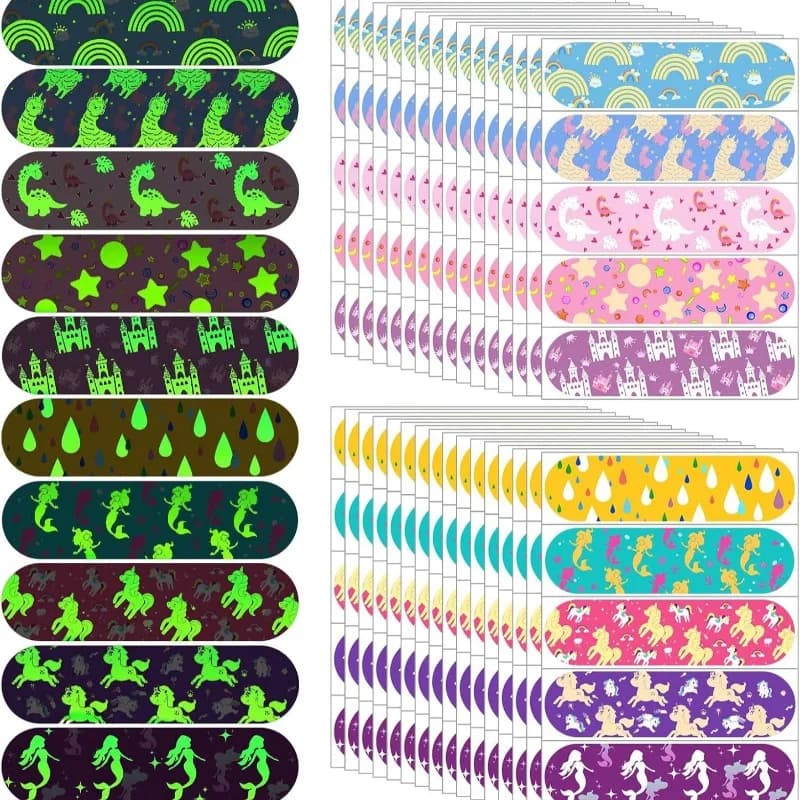20 pz/set Cartoon Cerotto Cerotti Luminosi per I Bambini Delle Ragazze Dei Ragazzi Bende Adesive Impermeabili per Strisce di Primo Soccorso Patch Tape