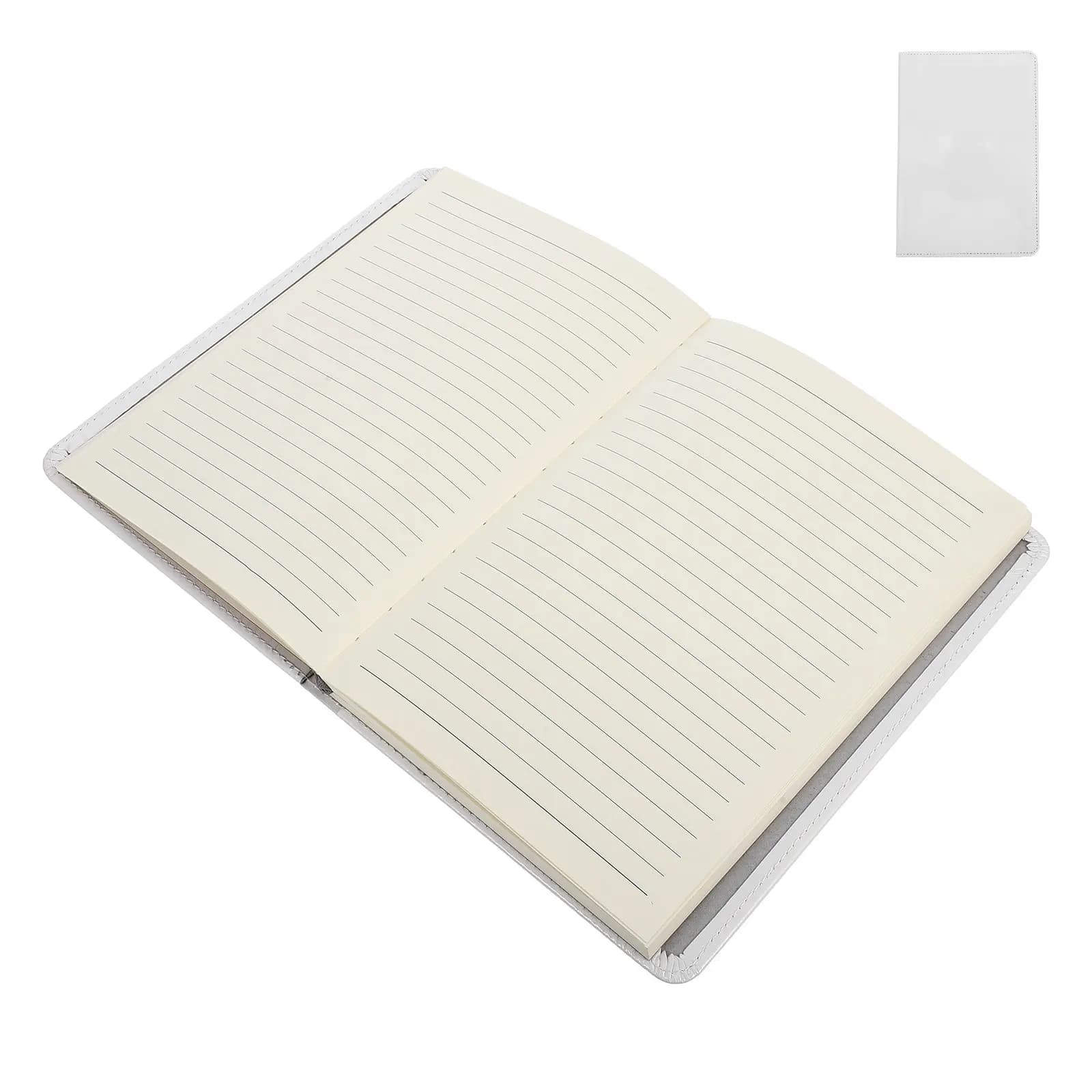 Sublimation PU Notebook Blank Pages Elegant Sleek Daily Journal Business Note Taking Student Planner Portable