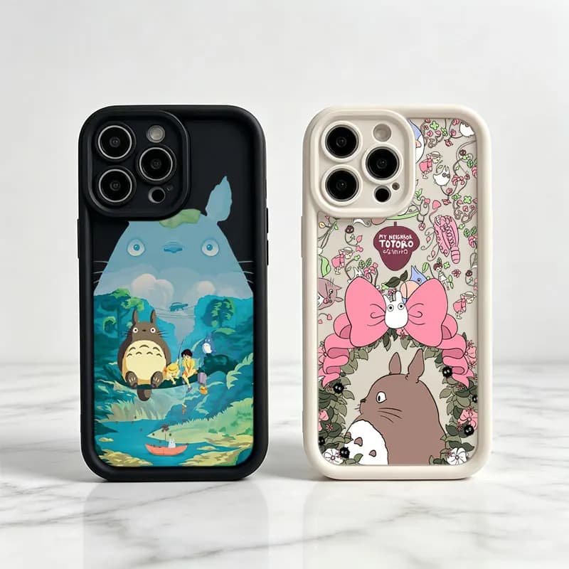 My Neighbor Totoros Shockproof Phone Case For iPhone 17 Air 16E 15 14 Plus 13 12 Mini 11 Pro Max Silicone Cover