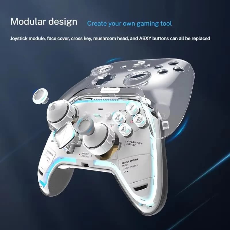 ZD Ultimate Legend Game Controller Elite Modular Sensory Switch RGB Phone Controller Bluetooth NS Tablet Steam Xbox Gifts