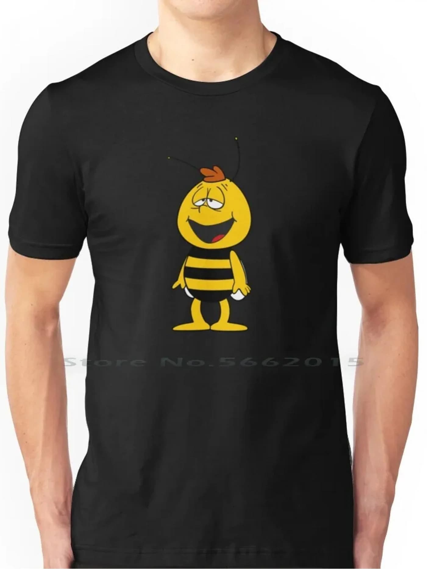 T-shirt Willy Maya con un design vintage degli anni '70 e '80, che presenta Maya The Bee e il suo amico