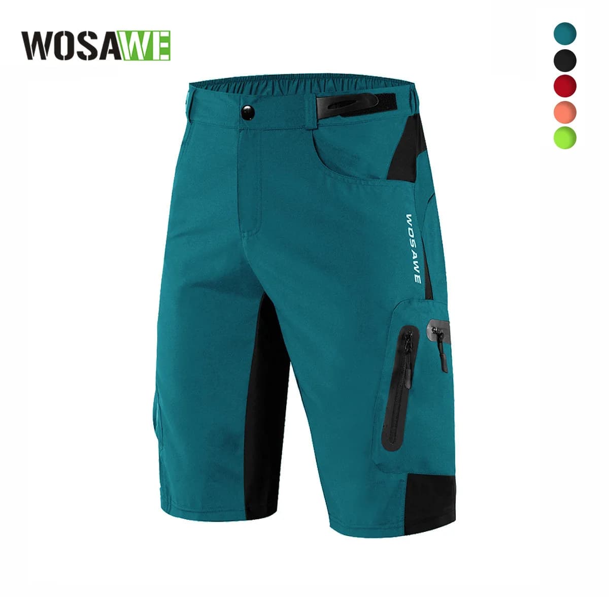 WOSAWE Pantaloncini da ciclismo per alpinismo all'aperto Discesa rapida Off Road Mountain Bike Pantaloni divisi professionali Asciugatura rapida BL132