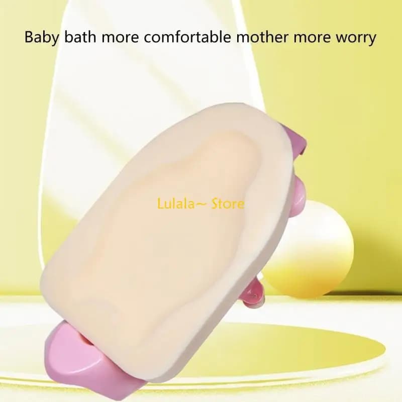 Y4qa Baby Baby Bath Sponge Bappet Nizzate Passino della doccia Spessa vasca da bagno Cuscino Essenziale Parte Essenziale