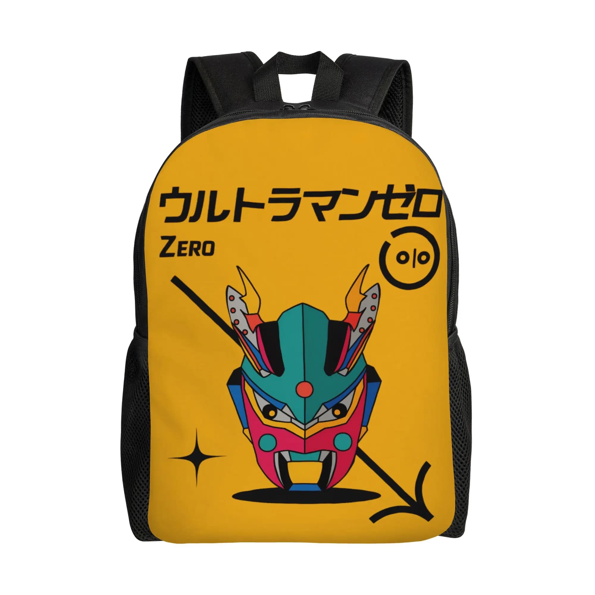 Ultramans Backpack for Men Women Water Resistant College School Zero Bag Print Bookbag