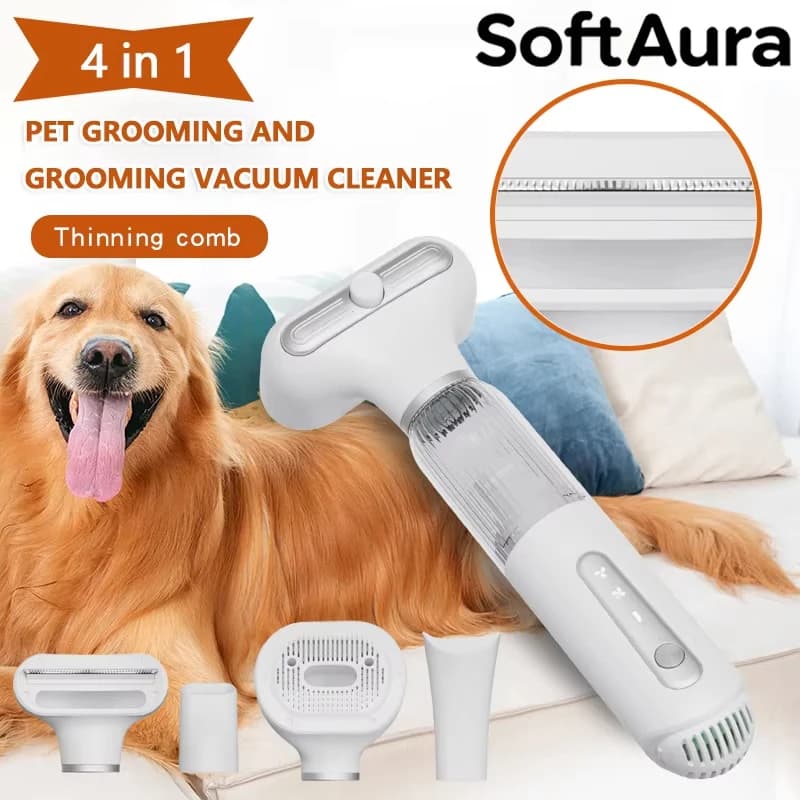New Hair Dryer for Domestic Animals 2026 with Sliding Brush, Strong Wind, Cane Cutting Brush, Cold Air Drying, Professional Home Animal Care