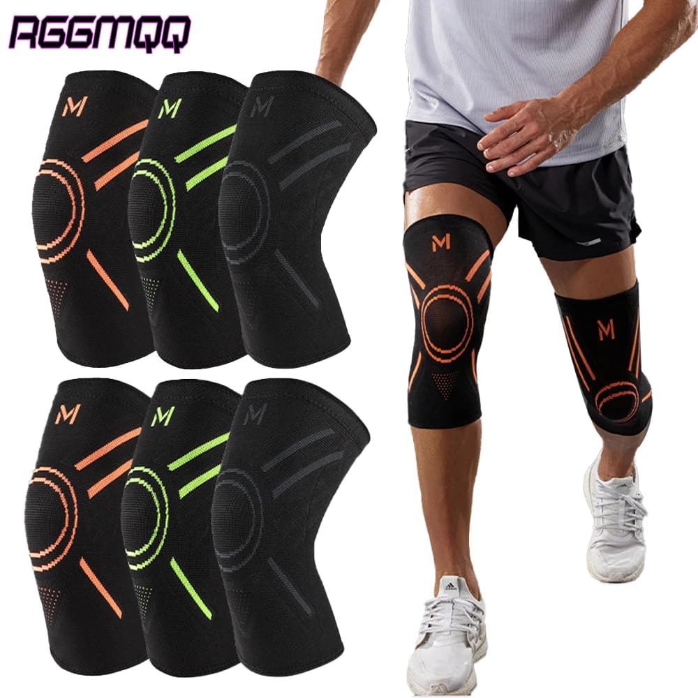 Ginocchiere a compressione Confezione da 2 - Manicotto di supporto per corsa, sport, sollievo dal dolore dal strappo del menisco, artrite per donne e uomini