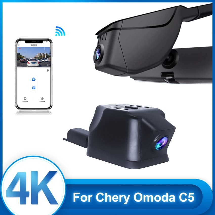 4K HD WIFi Car Video Recorder Dash Cam Double lens for Chery Tiggo 8 Plus Omoda 5 Kaiyi E5 Arrizo 8 DashCam Recording Devices