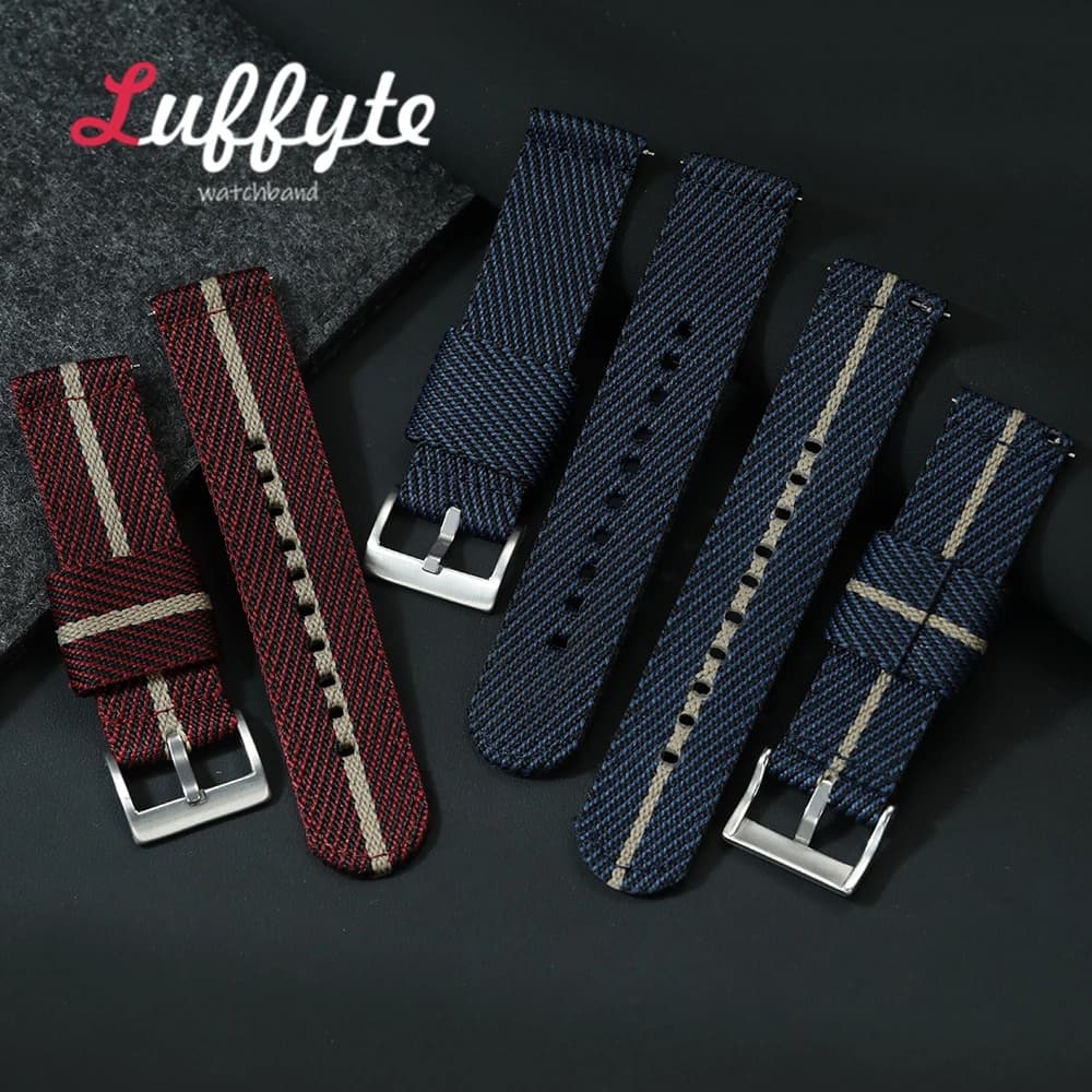 Cinturino per orologio in nylon a sgancio rapido 20mm 22mm, cinturini di ricambio in nylon per uomo e donna, accessori, braccialetti sportivi militari