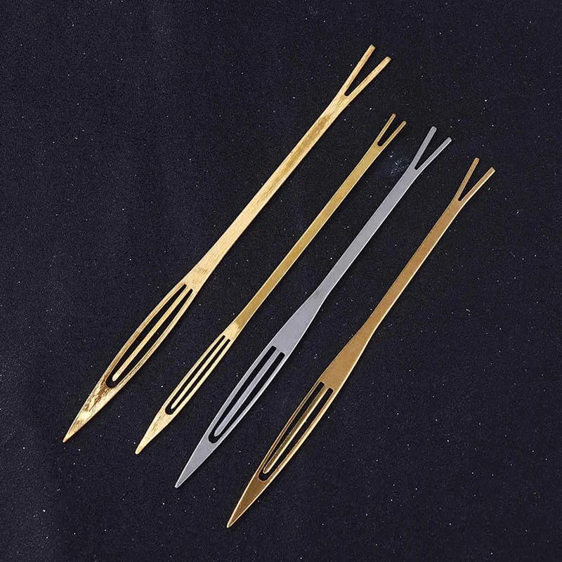 2 Pz/set Rinneting Navette Per Reti Da Pesca Rete Da Pesca Aghi Per Tessitura Navette Antiruggine Riparazione Linea di Rete Rammendo Navette