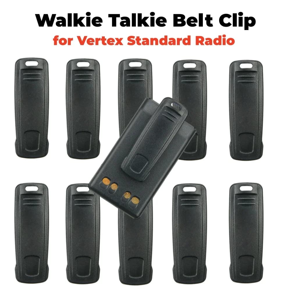 10PCS Walkie Talkie Belt Clip for Vertex VX231 VX-261 VX-350 VX-351 VX-354 VX-450 VX-451 EVX-231 EVX-261 EVX-530 EVX-534 Radios