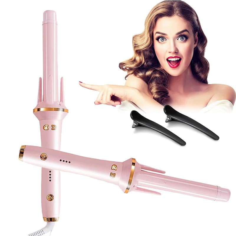 Automatic Hair Curler Stick Negative Ion Electric Ceramic Curler Fast Heating Rotating Magic Curling Iron Hair Care Styling Tool