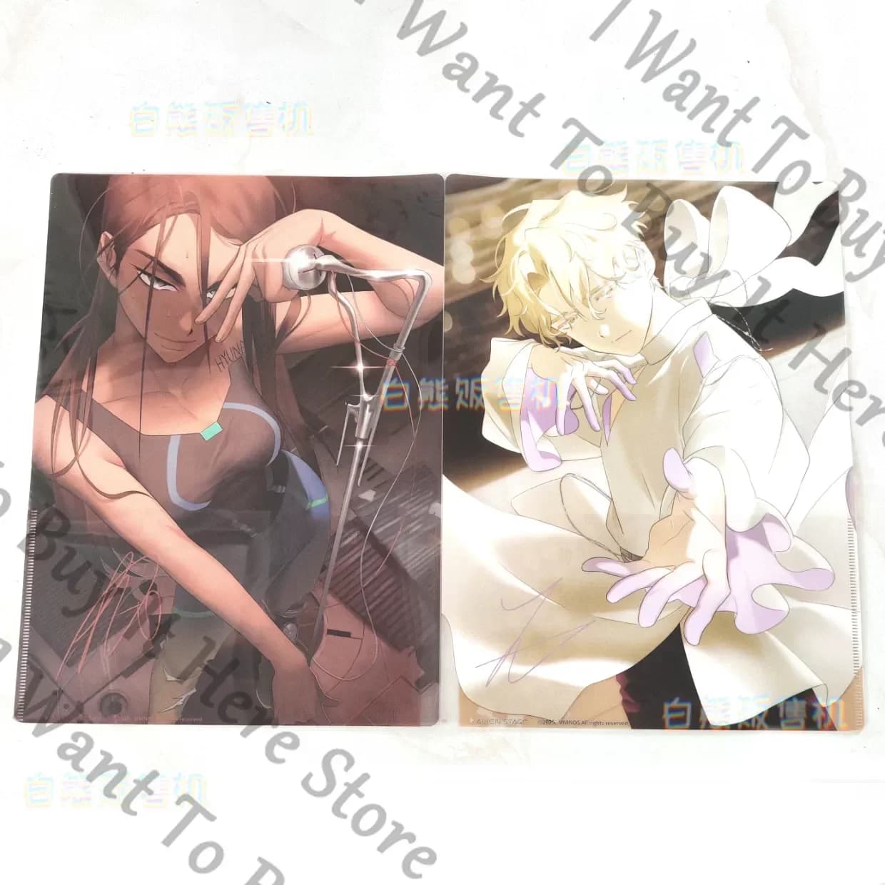 Autentica Borsa Portadocumenti Anime Alien Stage con Till, Hyuna, Mizi, Luka, Ivan, Sua, per Cosplay e Cartoni Animati, Regalo per Fan