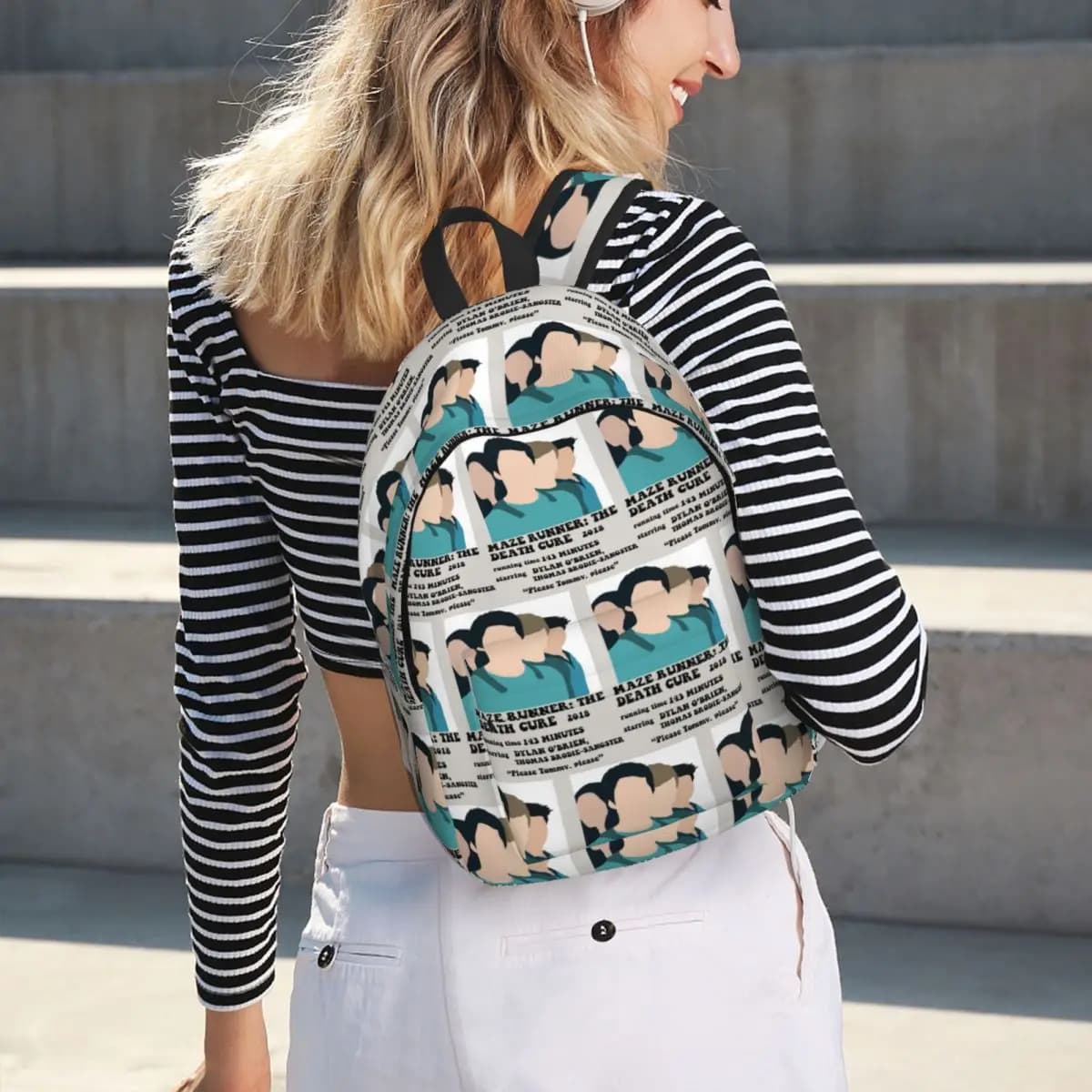 Maze Runner The Death Cure Zaino per studenti Borsa da scuola Zaino da viaggio per escursioni per uomo e donna Borsa da viaggio alla moda Borse a tracolla