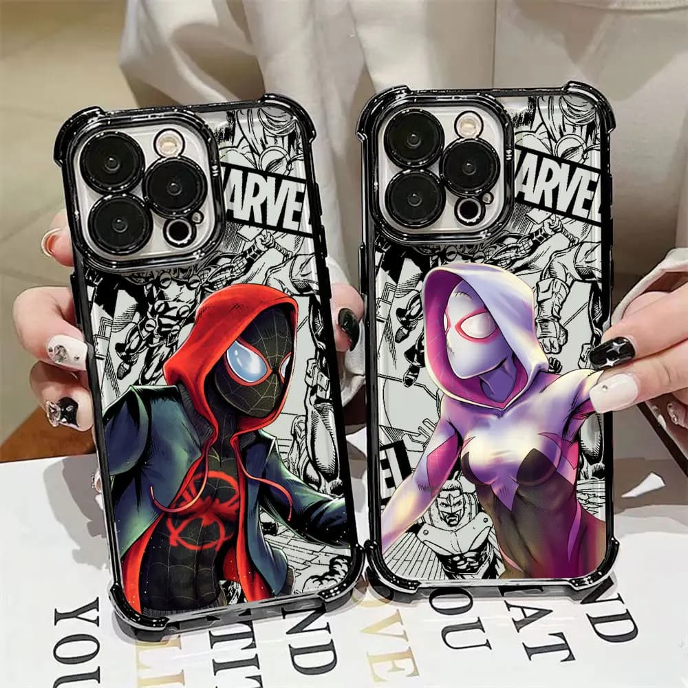 Cover Spiderman Gwen per Samsung Galaxy A57 A37 A17 A07 A56 A16 A26 A06 A36 A55 A35 A25 5G A14 A34 A52 A53 A54 Marvel