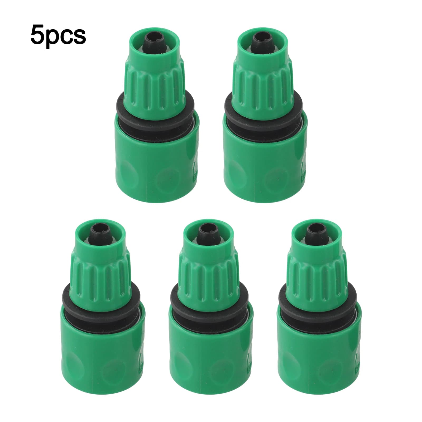 5pcs Garden Watering Hose Quick Connector 3/8" Quick Connector Water Pipe Connection Accessories Adapter Extender Set