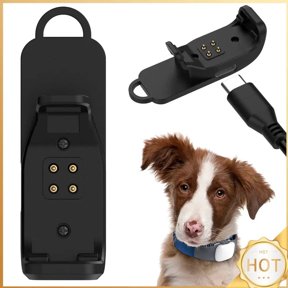 Charging Cable Adapter Dog Collar Charger Adapter Charging Clip for Garmin T20 TT25 Dog Training Collar