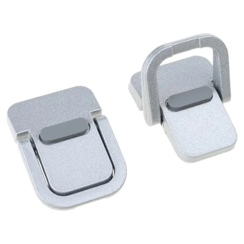 652F Supporto per laptop autoadesivo in alluminio da 2 pezzi Supporto invisibile per tastiere per computer