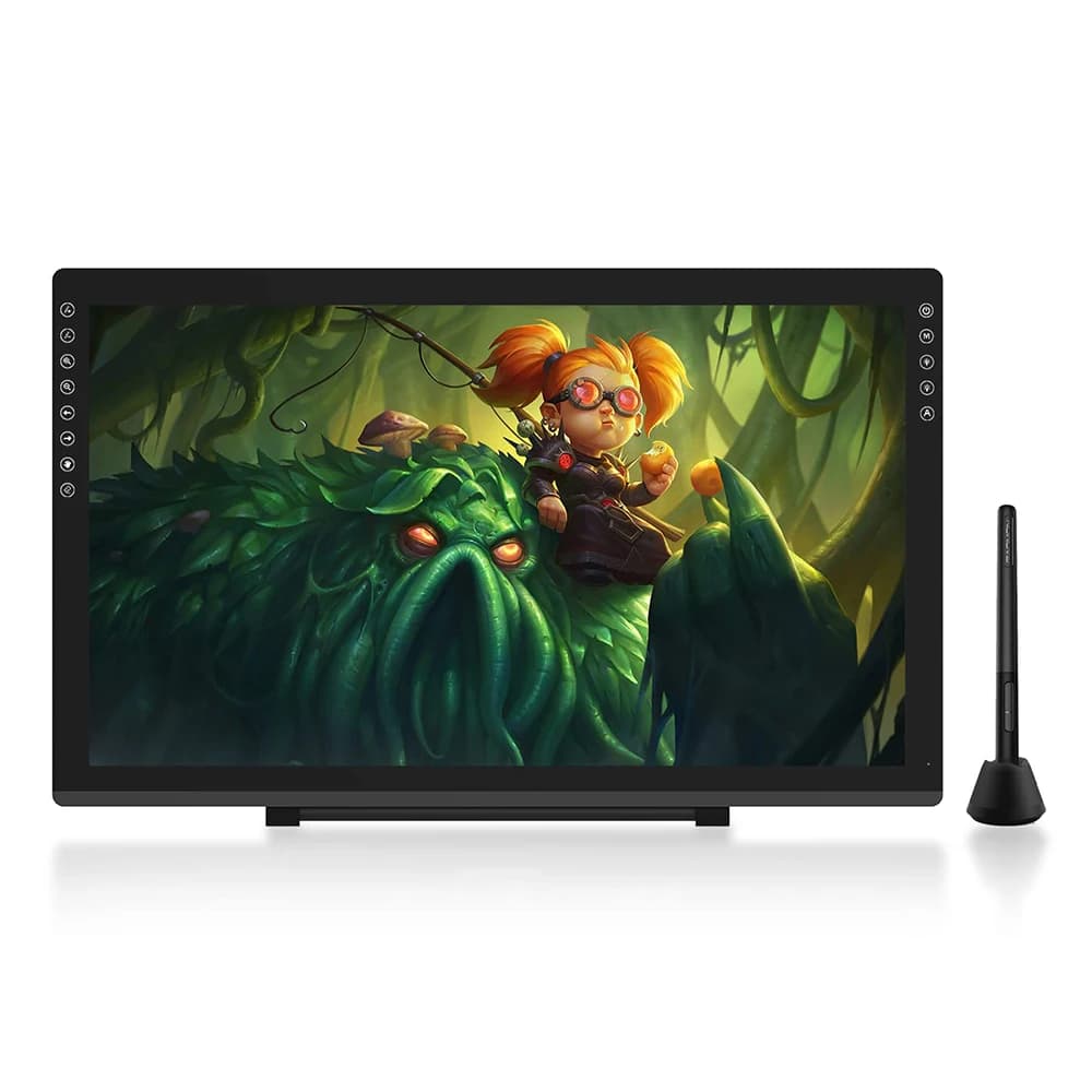 Monitor per disegno grafico con display per tablet con penna digitale Tavoletta grafica per disegno a laminazione completa da 21,5 pollici