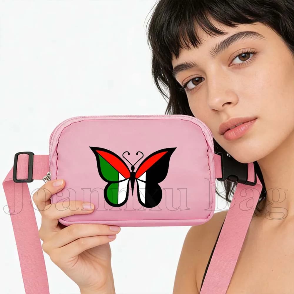 Borsette da Donna Carine Rosa, Marsupi da Petto per Sport all'Aperto, Borse a Tracolla Casual da Viaggio, Marsupi Femminili per Telefono e Denaro