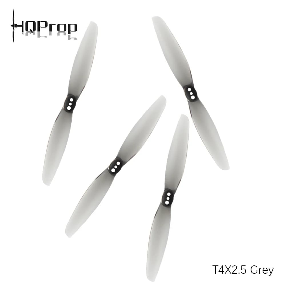 4 pz/20 pz/40 pz HQProp T4X2.5 grigio CW CCW Poly carbonato 4 pollici 2 pale elica per motore Brushless FPV Racing RC Drone Parts