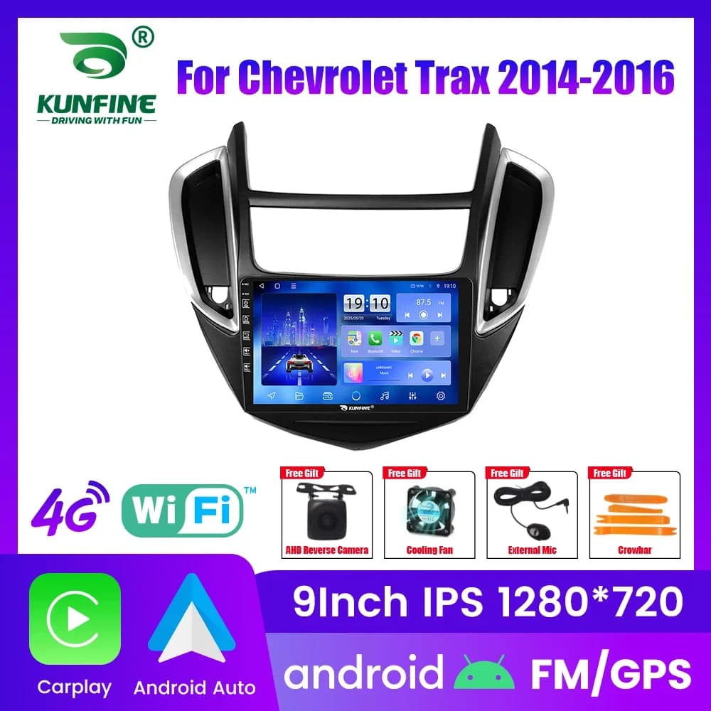 10.33 "Android Autoradio Per Chevrolet Trax 2014-2016 Navigazione GPS Lettore Video Multimediale Carplay Android Auto Stereo