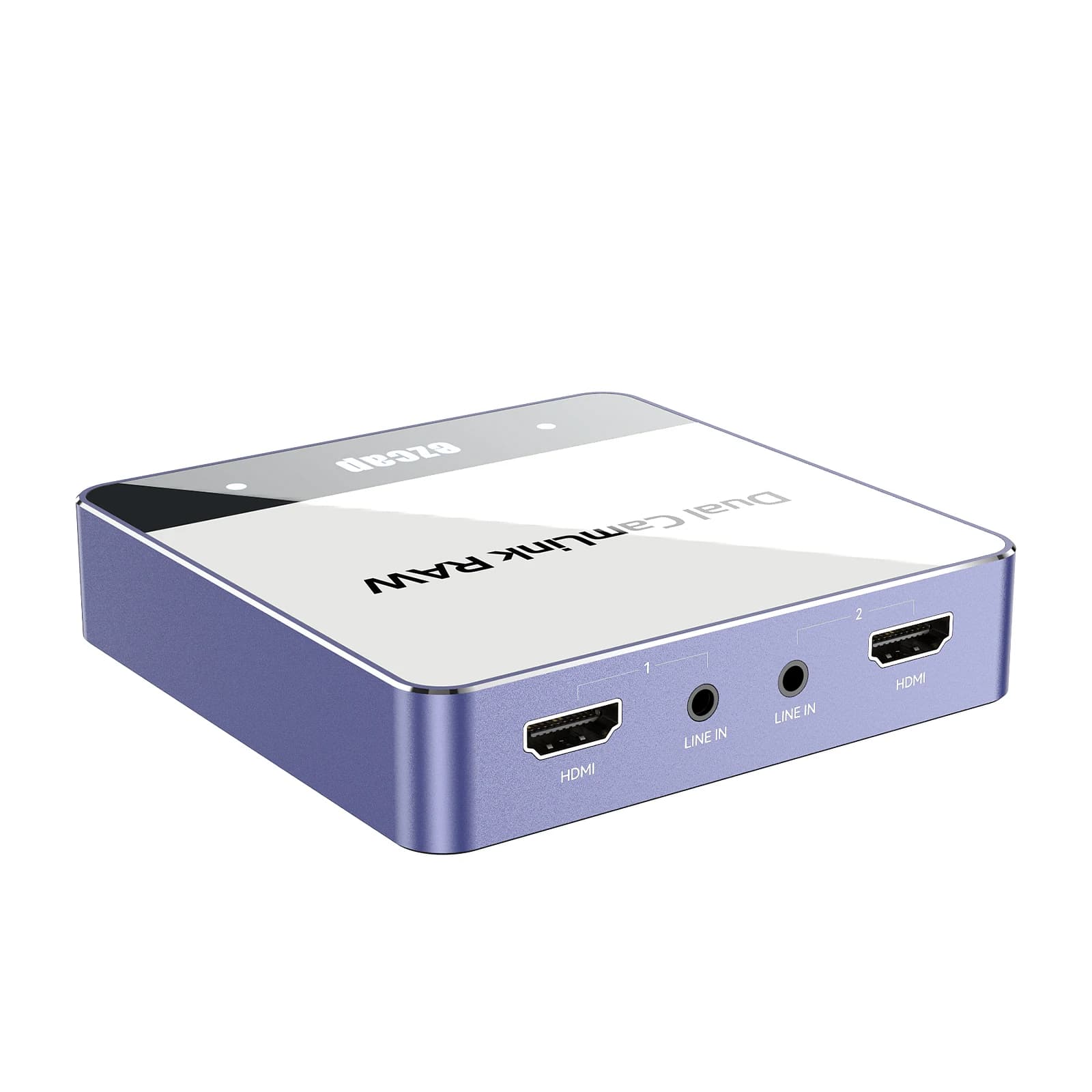 4Kp30 1080p120 Scheda di acquisizione video HDMI a due ingressi Linea in miscelazione audio per due telecamere Streaming live Registrazione di giochi per PC portatili