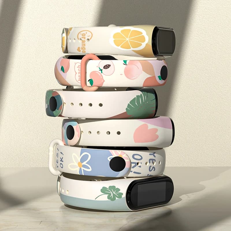 Cinturino per orologio da 15 mm per Xiaomi Mi Band 7 6 5 4 3 cinturino in silicone cinturini da polso MiBand 3 4 band6 band7 Smartwatch Accesso