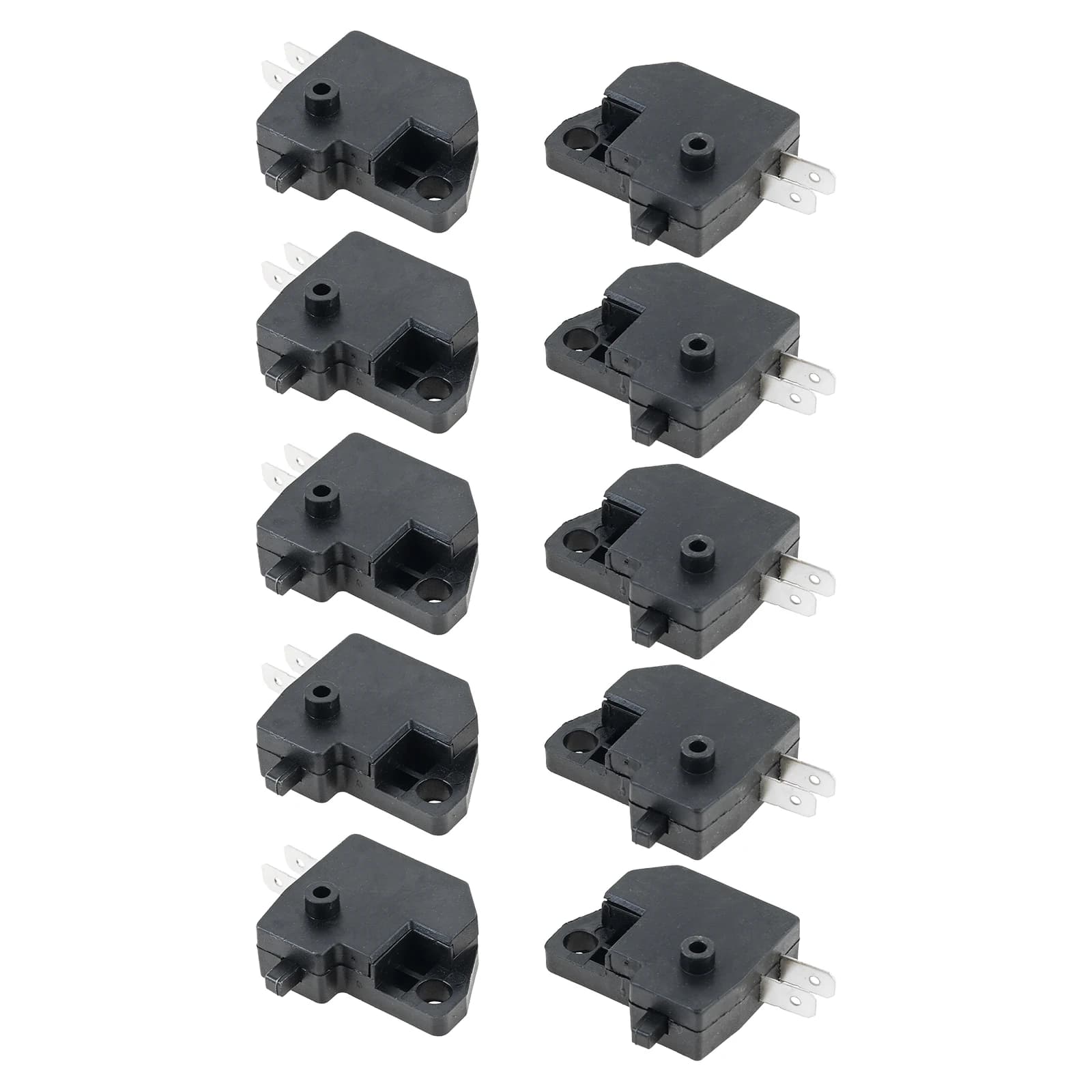 10 Pezzi Interruttori Freno Anteriore Sinistro/Destro Universali per Moto, Scooter Elettrici, ATV, Buggy - Parte di Controllo Manubrio Freno a Disco
