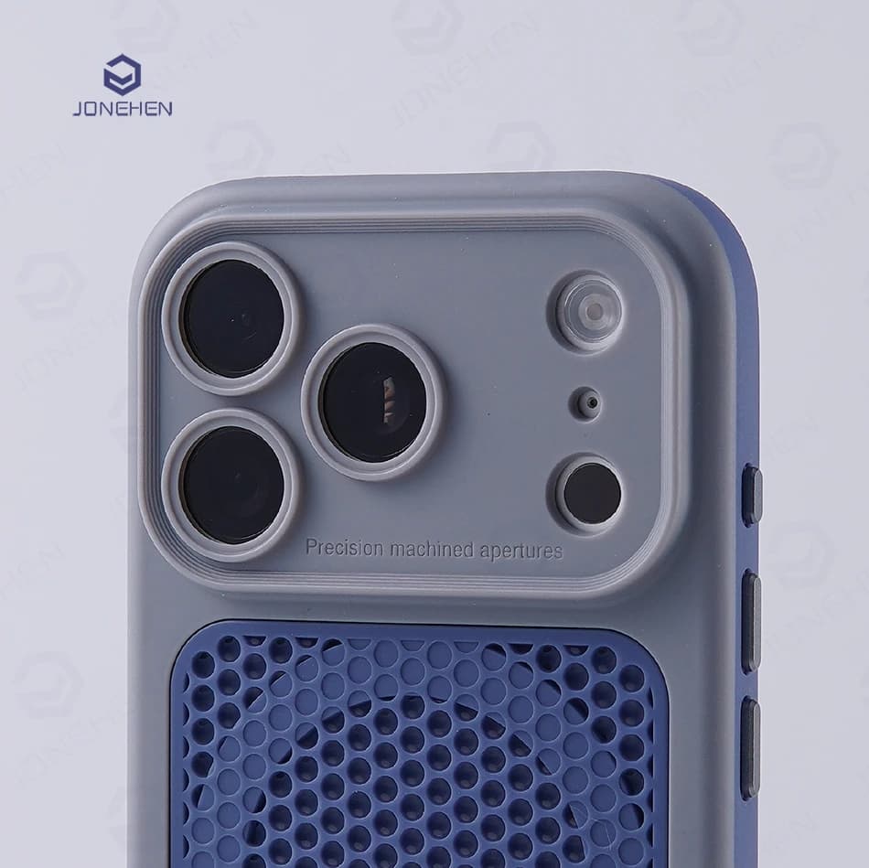 New Honeycomb Grid Mesh Cooling For Magsafe Case For iPhone 16 17 Pro Max 15 14 13 Hit Color Magnetic Wireless Charging Cover