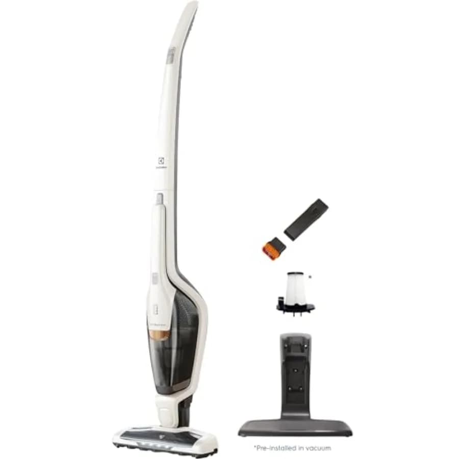 Ergorapido Cordl 2-in-1 Vacuum Cleaner with High Suction Power and 180° EasySteer Mobility, 48-Minute Run Time, 2 Power Modes,