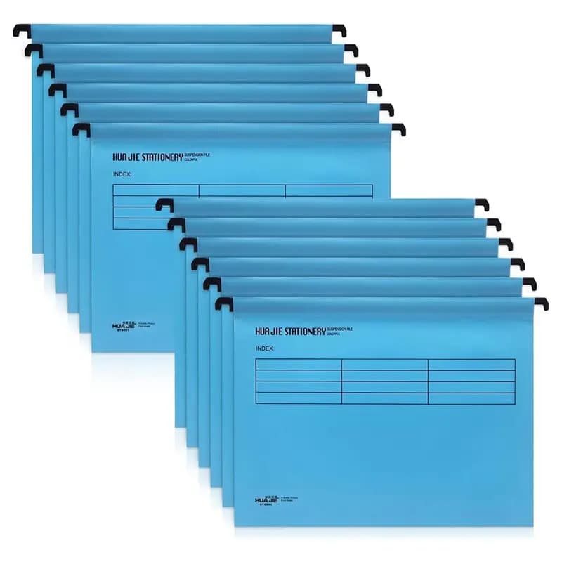 X64A-A4 Suspension Files-12Pcs Hanging File Folders For Home, School& Workplace File Organization Storage