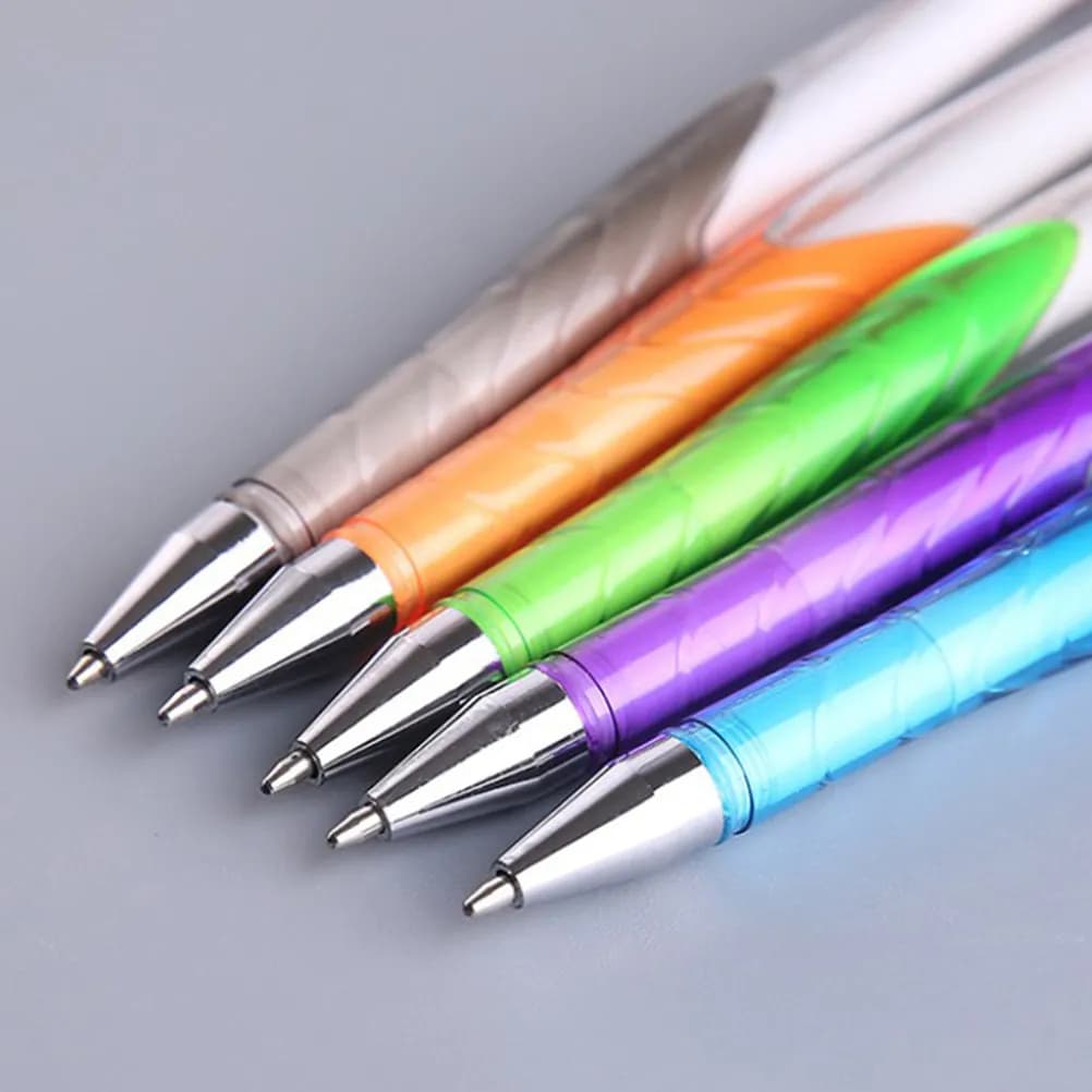 12 penne a sfera con inchiostro gel, creative, adatte per ufficio, matrimoni, studenti, graziose penne con inchiostro nero