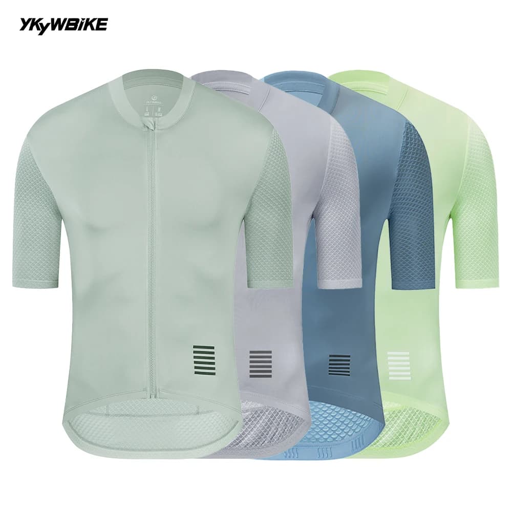 YKYWBIKE Professional Cycling Men's Summer Cycling Shorts Breathable Mtb Sleeves Bicycle Clothing Pockets Mountain Cycling Road Bike