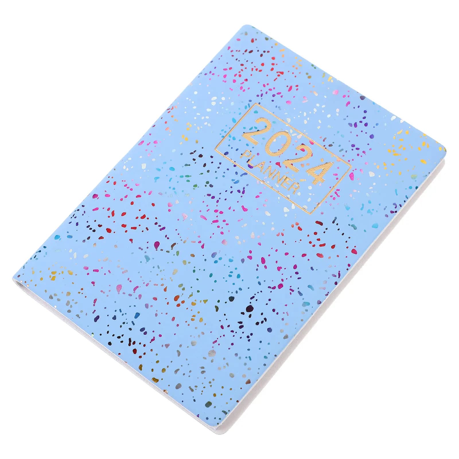 Agenda Tascabile Portatile con Copertina Imitazione Pelle, Organizer Giornaliero con Carta Spessa, Planner Accademico per Ufficio, Studenti e Insegnanti