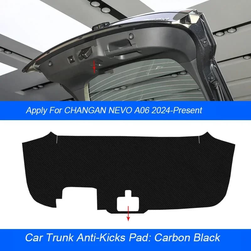 Auto B-Pillar Porta Anti-Calcio Proteggere Pad Tronco In Pelle PU Anti-Sporco Resistente Ai Graffi Accessorio Per CHANGAN NEVO A06 2024-2026