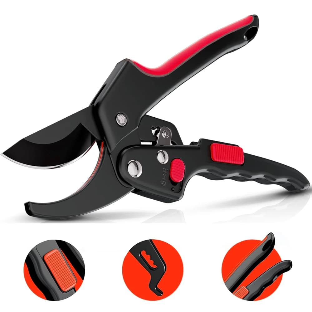 Heavy Duty Gardening Heels Heels - Increases cutting power 3x - Perfect ratchet power for weak hands and arthritis